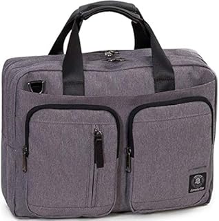 Borsa Zaino Business Pack Organizzata Grigia + Porta USB