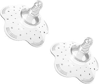 Nipple Shield Premium Contact Nippleshield for Breastfeeding with Latch Difficulties or Flat or Inverted Nipples Non-Toxic