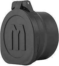 Monstrum Rubberized Flip-Up Rifle Scope Lens Covers