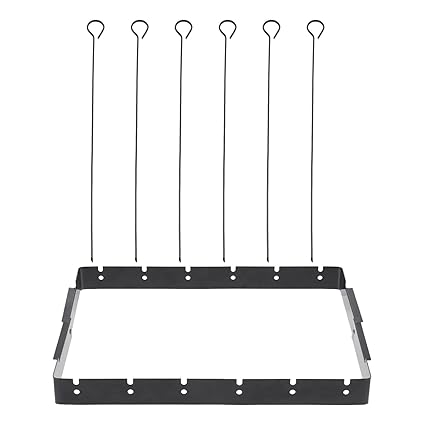 UPKOCH Barbecue Skewer Stainless Steel Shish Kabob Skewers Flat BBQ Metal Skewers for Grilling