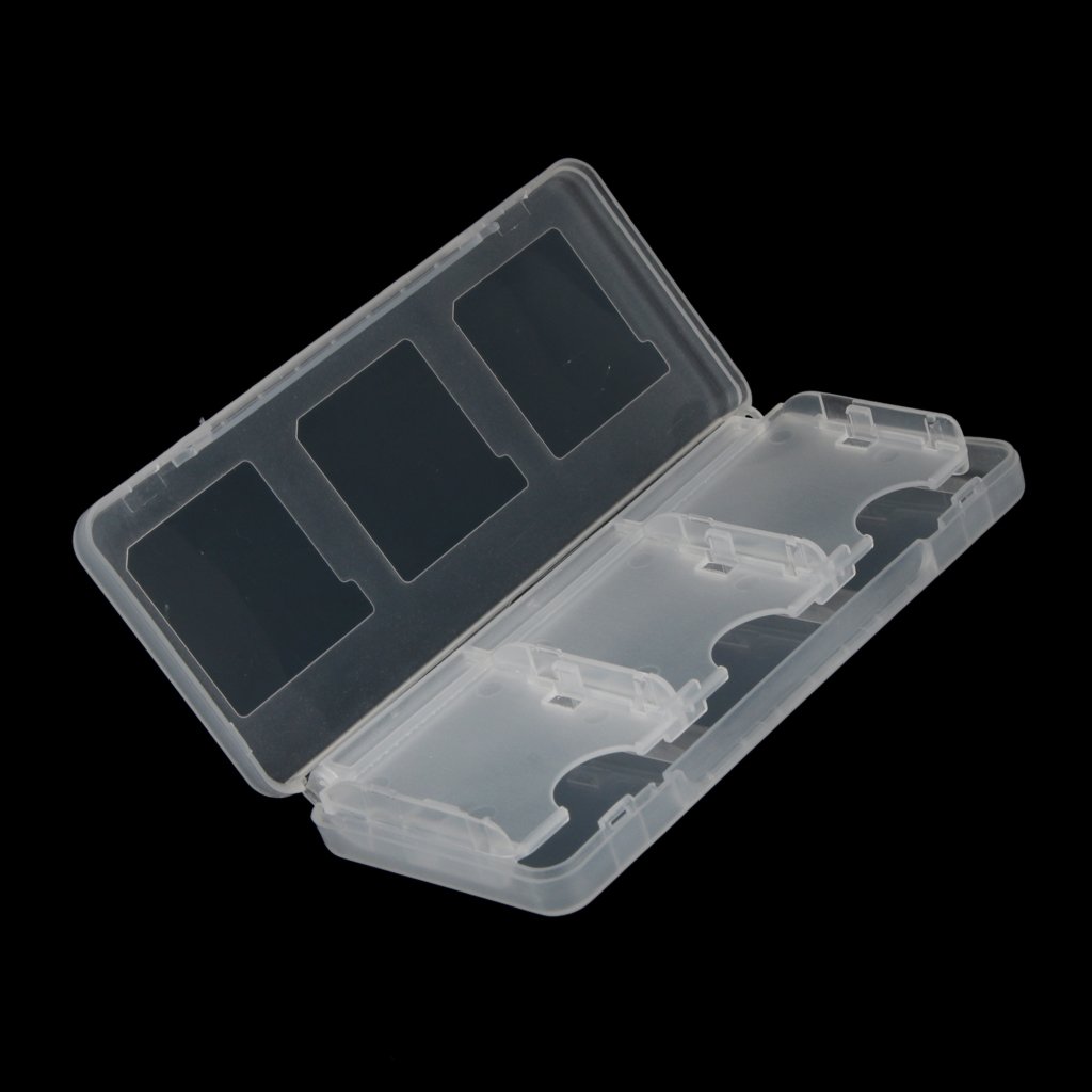 6 in 1 Protective Video Game Memory Card Storage Case for Nintendo 3DS White