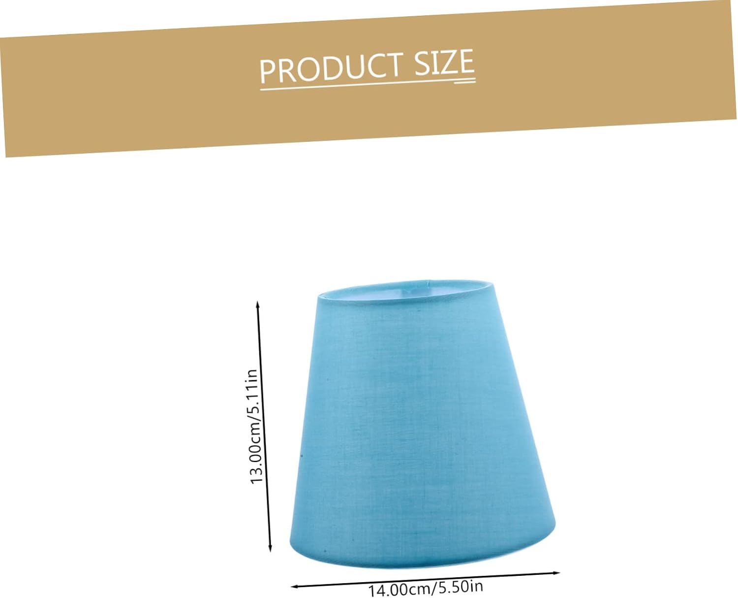 Levemolo Blue Lampshade Fabric Lampshade Replacement for Table Lamp Wall Floor Light Covers