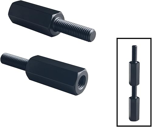 Miniatura 2 de DEWHEL Elevador de asiento de 2 pulgadas compatible con Can Am Maverick X3, se adapta a todos los años, asiento UTV negro, 2 unidades