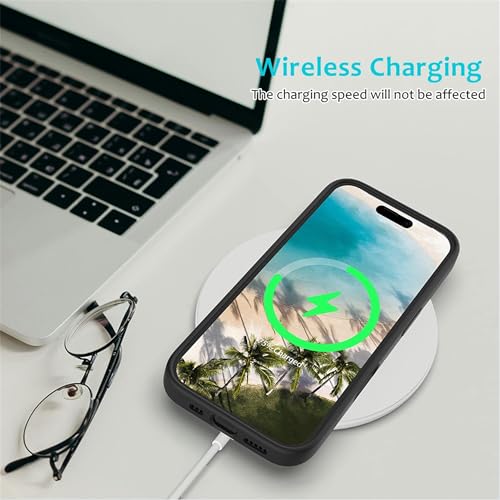 Image of ArmourPro Silicone Back Case for iPhone 16, Soft-Touch Case | Dark Gray