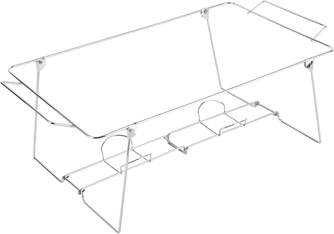 12 Pack Chafing Dish Wire Racks Full Size - Commercial Grade Buffet Stands for Food Warming Trays, Catering Supplies for Parties, Events, BBQ & Wedding Reception (12)