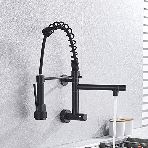Robinet d'évier de cuisine eau froide simple pour installation murale directe