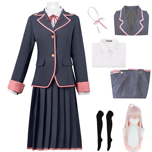 AIUKAKP Oyama Mahiro Cosplay Outfit Uniform Dress I'm Now Your Sister Cosplay Costume Wig Halloween - A - Small