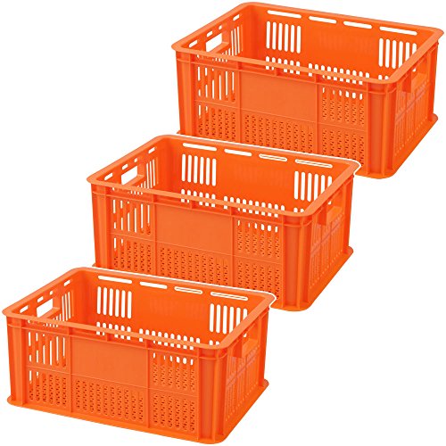 �A�C���X�I�[���} �E�l�̎ԍڃ��b�N ��p �o�X�P�b�g�R���e�i 3�Z�b�g BSC-34L �I�����W