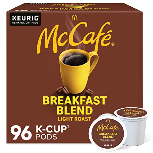 McCafe® Breakfast Blend Coffee, K-Cups, Box Of 24 Pods, Case Of 4 Boxes
