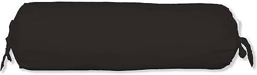 Miniatura 4 de Funda extraíble de algodón (negro, 5.9 in x 15.7 in)