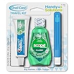 Oral Care 3-Piece Travel Size Set w/Mouthwash, Toothpaste, & Folding Toothbrush (Pack of 6), TSA Approved - Image 4