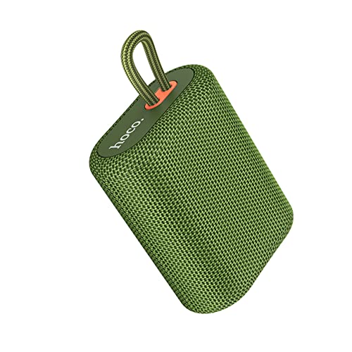HOCO bs47 - Altavoz inalámbrico Deportivo uno v5.0, Capacidad de la batería: 1200 mAh, Tiempo de música hasta: 3 Horas, Soporte Bluetooth, FM, TF, TWS - Verde Militar