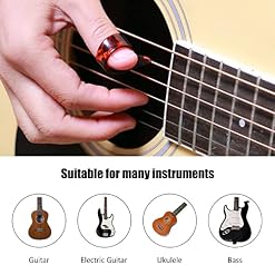 Thumb Pick Set, 10Pcs Médiators Du Pouce, Médiators Du Doigt, Finger Pick Pouce Pick Set, Pics De Doigt De Guitare En… - Les Beatles, Paul McCartney, John Lennon, RIngo Starr, George Harrison Thumb Pick Set, 10Pcs Médiators Du Pouce, Médiators Du Doigt, Finger Pick Pouce Pick Set, Pics De Doigt De Guitare En… – Image 3