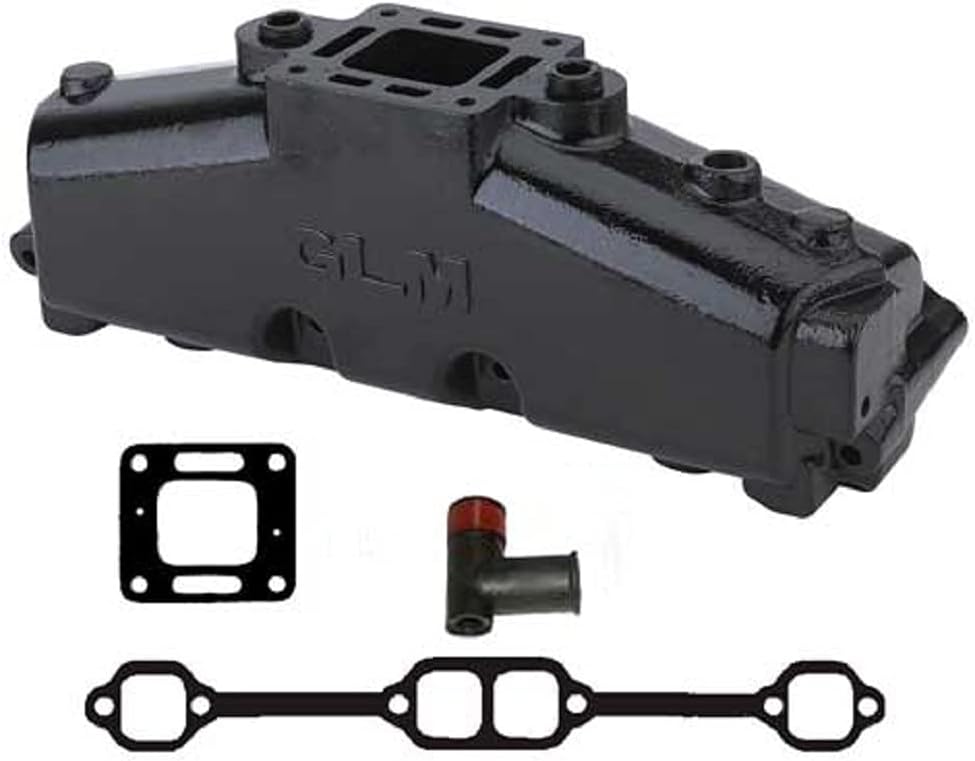 GLM Marine Mercruiser Chevy Marine 5.0L 305 5.7L 350 GLM Exhaust Manifold. (2 Manifolds)
