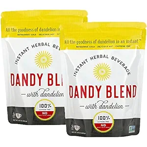 Dandy Blend 2 Pack Instant Herbal Beverage with Dandelion, Caffeine-Free, 7.05 oz (200 g)