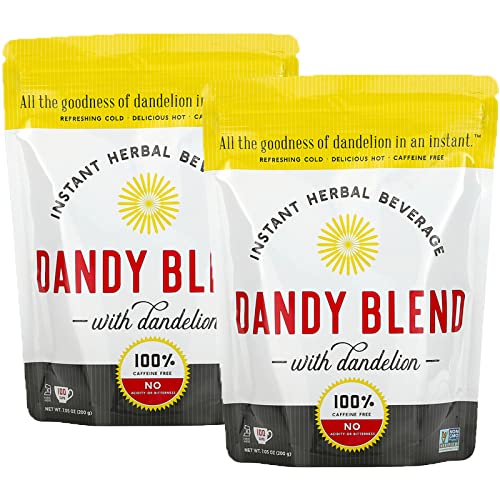 Image of Dandy Blend, (2 Pack) Instant Herbal Beverage with Dandelion, Caffeine Free, 7.05 oz (200 g)