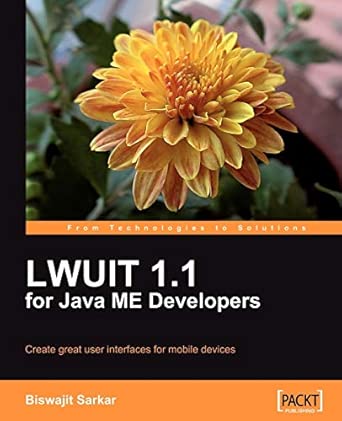 LWUIT 1.1 for Java ME Developers book cover