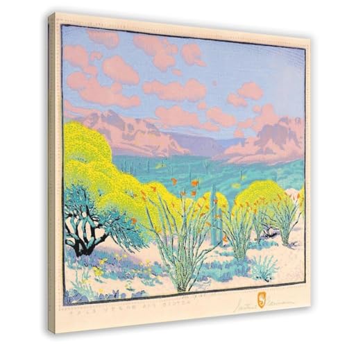 Impression Palo Verde Gustave Baumann | Toile décorative 71x71 cm