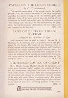 Papers on the Lord's Coming B000RWL5IC Book Cover