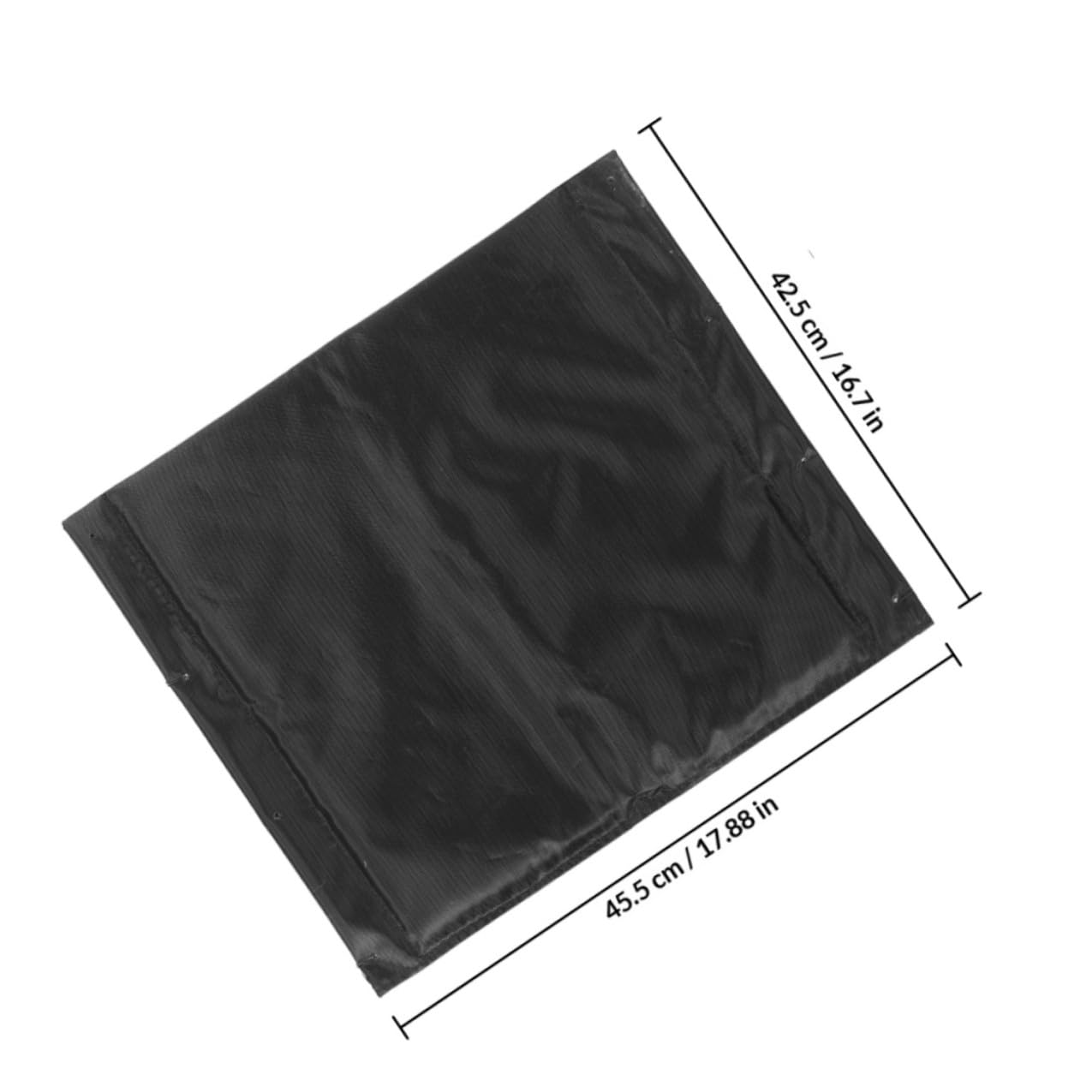 Accesorios para Reemplazo de Asiento 2 Cojines para Silla de Ruedas de Tela Oxford Negra, Antideslizantes y Transpirables en Sillas de Ruedas