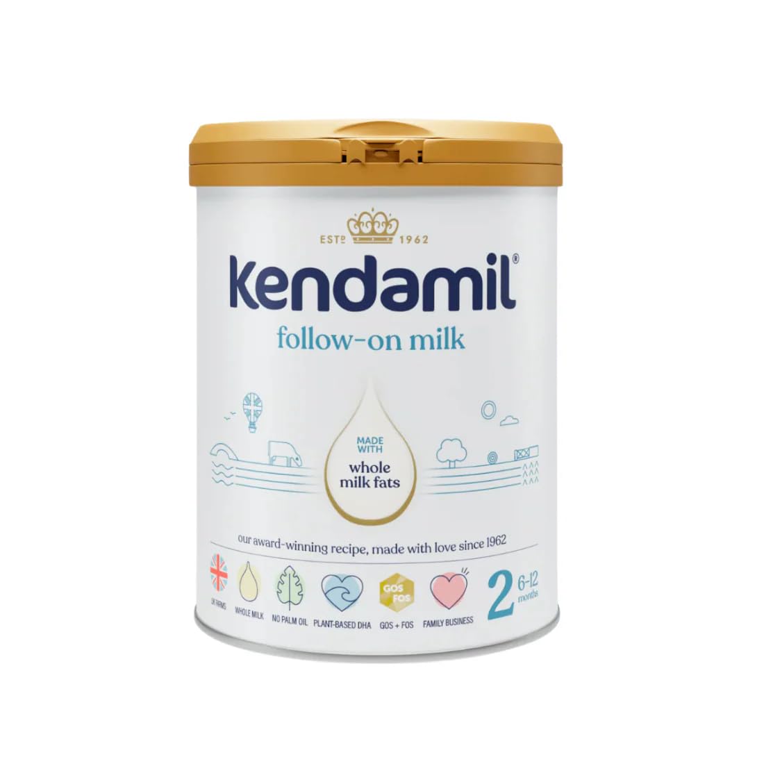Kendamil Classic Whole Milk Stage 2 Follow-On Milk (6-12 Months) (800g)-image-28