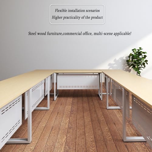GRIPITHPY Under Desk Privacy Panel, Privacy Barrier for Office Cubicle Desk,Privacy Screen Acoustic Sound Absorbing Panel, Acoustic for Reception for Student Table Or Office Cubicles Workstations