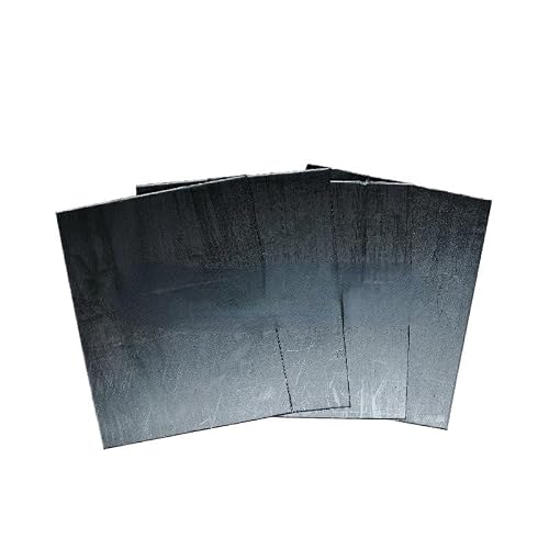 5pcs High Purity Graphite Foil Gasket Sheets - Customizable Thickness 0.05mm to 2mm for High-Temperature Applications(2x200x250mm)