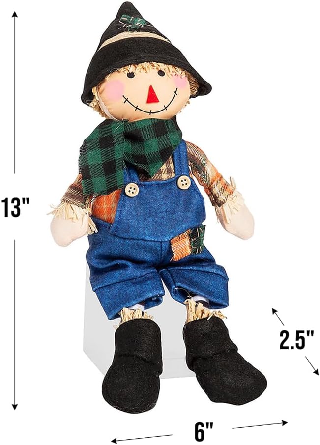 Fun Express Dangle-Leg Fall Scarecrow Tabletop Decoration