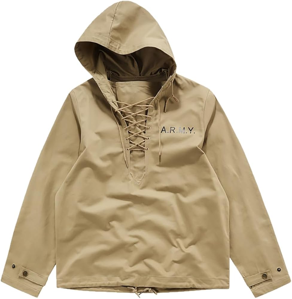 Amazon | [D.IIZOO] U.S. NAVY ウェットウェザーパーカー メンズ