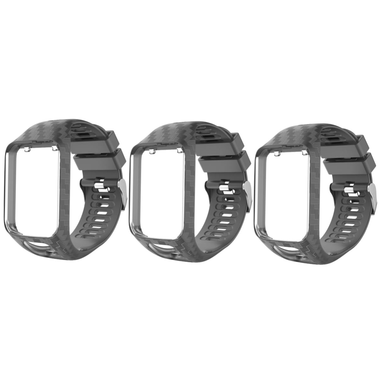 UKCOCO 3 Pièces Montres Pour Hommes Montre D'Exercice Relojes Inteligentes Para Hombres Bandes D'Étincelles Bracelet De Montre Pour Hommes Bracelet Bracelet De Remplacement Bracelet De