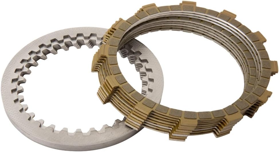 Tusk Competition Clutch Kit Includes Aramid Friction Plates and Steel Drive Plates - Compatible with Yamaha YFZ450R 2014-2026