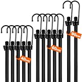 GINKGO 12er-Pack Expander mit Haken – Extra Starke Spanngummis