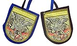 Saint Michael the Archangel Blue Shield Scapular, 1 3/4 Inch (H)