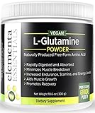 Elementa Essentials Micronized L Glutamine Powder 5000mg | 100% Pure Serving Highly Concentrated | Recover from Workouts | Retain Muscle Mass | Support Gut Health | Unflavored Freeform No Additives