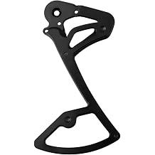 Bike Rear Derailleur Inner Plate Compatible with Garbaruk Aluminum Alloy Bicycle Derailleur Cage Guide Wheel Holder Bicycle AccessoriesBlack