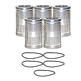 Wix Engine Motor Oil Filter Set Cartridge Lube Metal Canister 5 Pieces For Chevrolet 1500 3.8 L6