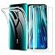 iLieber Redmi Note 8 Pro Hülle, [2 Schutzfolie + Hülle] Schutzhülle TPU Silikon Case Cover Tasche Schale Weiche Transparent Crystal mit Tempered Glass Screen Protector für Xiaomi Redmi Note 8 Pro