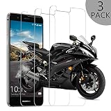 wsky Panzerglas für Huawei P10 Lite 3 Stück:, Huawei P10 Lite Schutzfolie, 9H...
