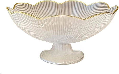 Fruteira – Uma Cesta Decorativa ContemporâNea, Adequada Para Cozinhas E Salas De Estar(ORQUÍDEA BORDA DOURADA)