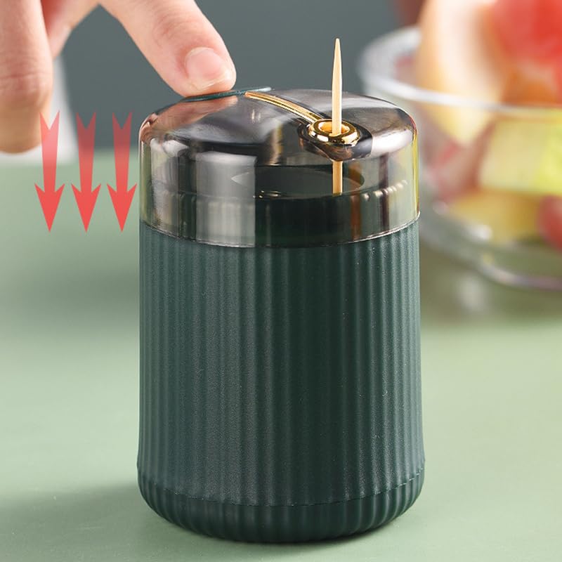 Distributeur de cure-dents automatique simple et pot de table discret