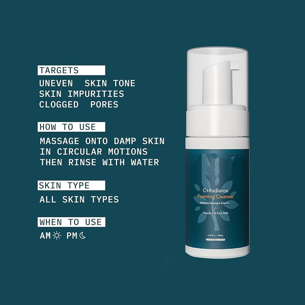 C+ RADIANCE FOAMING CLEANSER 100ml VITAMIN C & FRUIT AHA 1