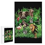 【Wildlife Puzzles de haute qualité】 : nous sommes fiers de dire que tous nos puzzles sont produits en utilisant une technique de découpe de précision pour une finition semblable à celle d'une affiche. Cela garantit que votre puzzle terminé semble lisse et homogène, pour un résultat dont vous pouvez être fier.