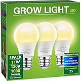 Briignite LED Grow Light Bulbs, Full Spectrum,...
