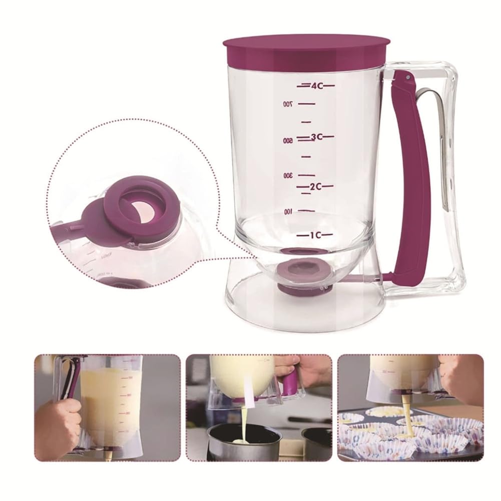 Bloepum Pancake Cupcake Batter Dispenser Batter Dispenser Suitable for Cooking Any Baked Goods