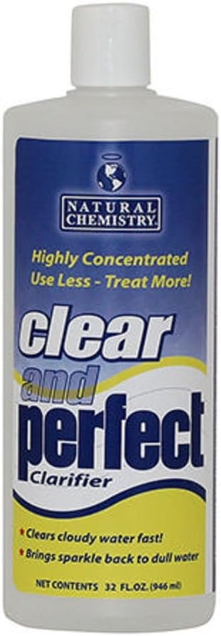 Natural Chemistry 03500 Clear & Perfect Swimming Pool Water Clarifier, 32 Ounces