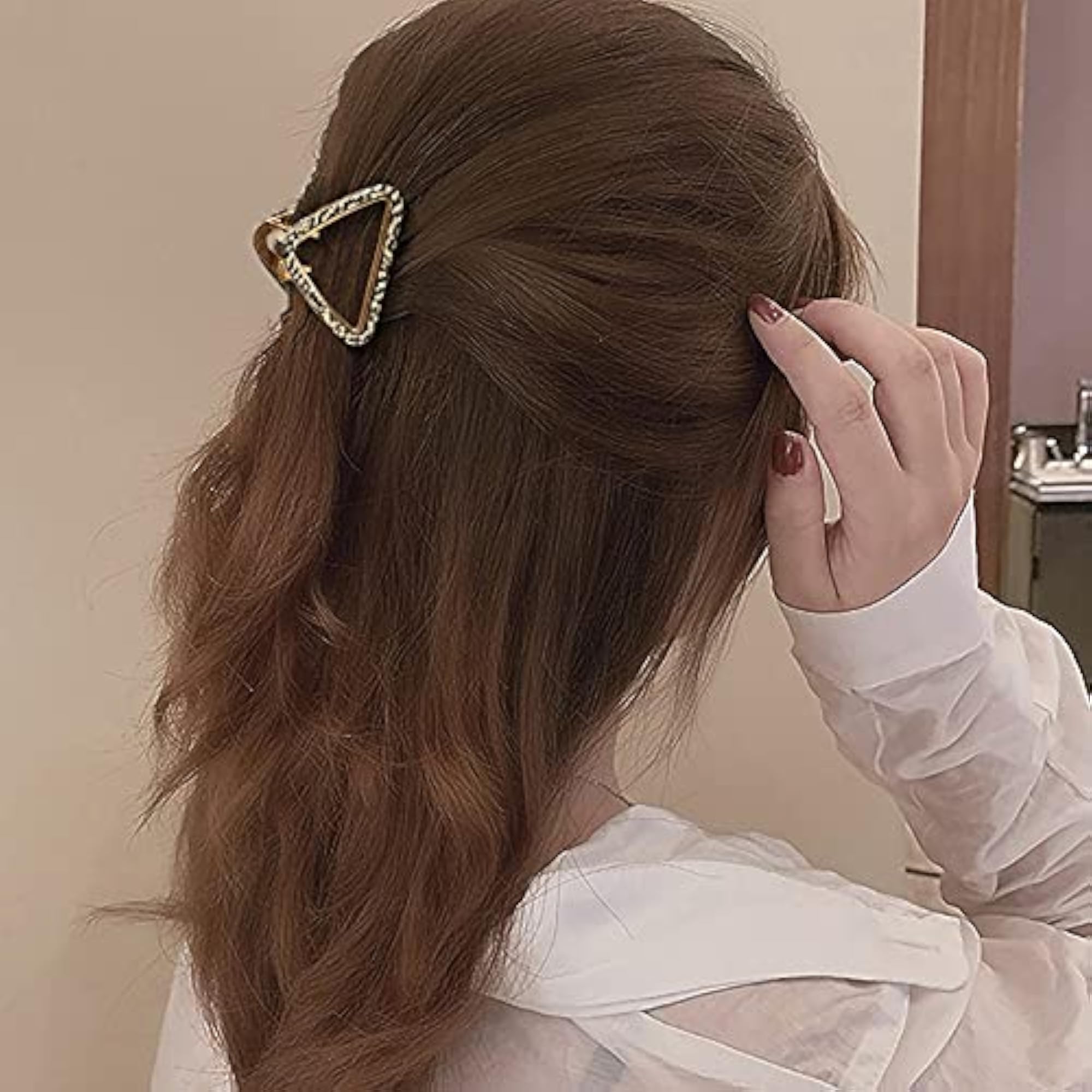 Metal Alloy Hair Claw Clips, Elegant Ponytail Holders