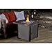 Endless Summer 30-Inch Square 30,000 BTU Propane Outdoor Fire Pit Table with Resin Mantel, Steel Base, Blue Fire Glass