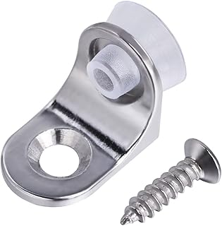 COHEALI 10pcs Stainless Steel Retaining Clip Shelf Support Brackets for Wall Shelves