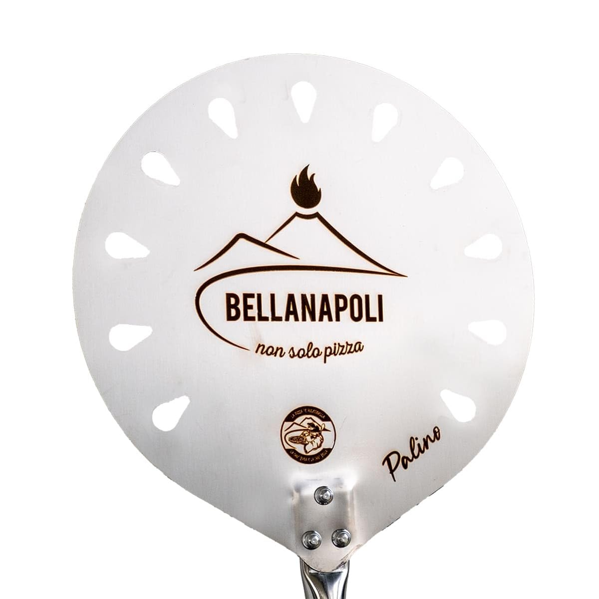 Univers Du Pro BELLANAPOLI - Pelle à pizza Ronde Inox Ø22cm Manche 1.50m Qualité Professionnelle