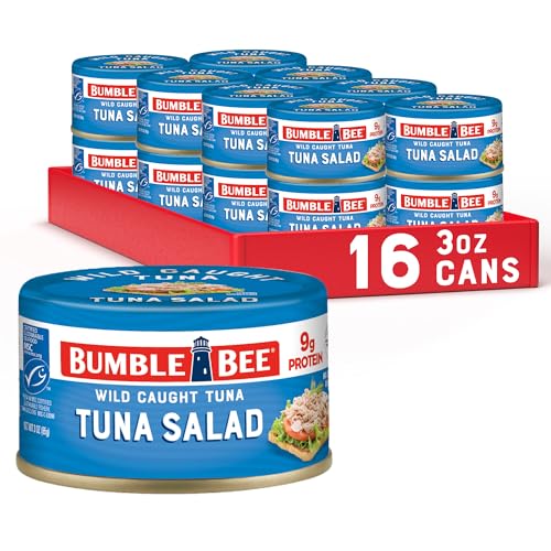 Bumble Bee Snackers Tuna Salad with Chunk Light Tuna, 3 oz (Pack of 16)